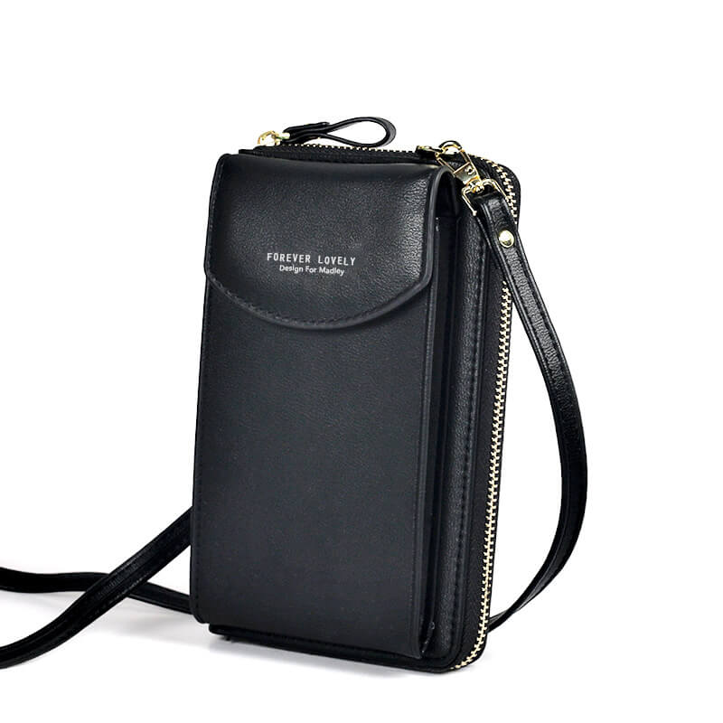 Kvalitets PU-skinn crossbody-veske, en praktisk og stilfull skulderveske.