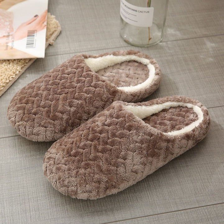 Dame hjemmesko for ultimate komfort, med myk fleece og memoryfoam for avslappende kvelder.