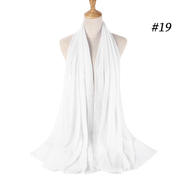 Mykt og elegant chiffon skjerf, ideelt for daglig bruk.