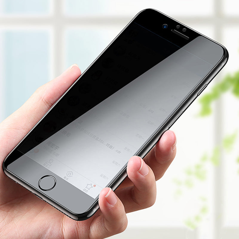 Flere iPhone skjermbeskyttere i herdet glass med personvern for telefontilbehør.