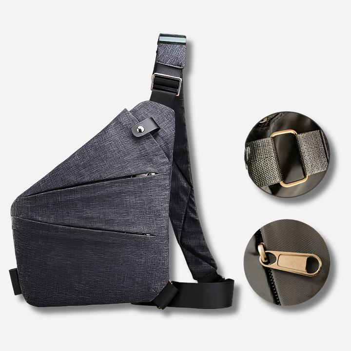 Praktisk crossbody veske for organisert oppbevaring av eiendeler, ideell for urban pendling.