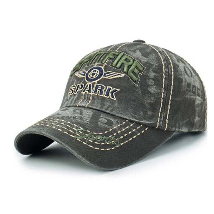 Justerbar herre baseballcaps for solbeskyttelse, komfortabel for fritidsbruk. Stilrent tilbehør.