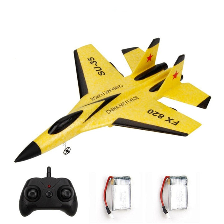 Robust RC Glider modellfly for utendørs lek. Perfekt for nybegynnere med stabil flyopplevelse og enkel styring.