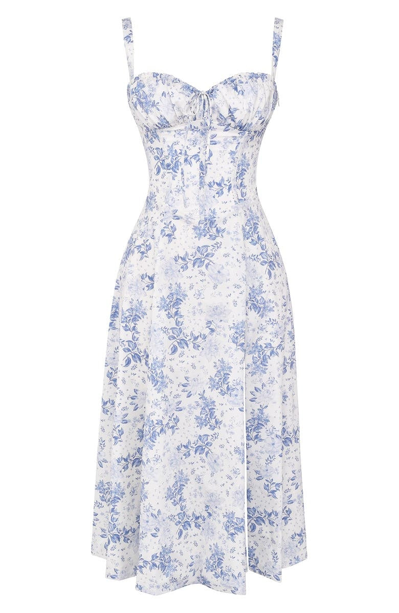 Komfortabel ermeløs kjole i polyesterblanding, ideell som elegant sommerkjole for damer.