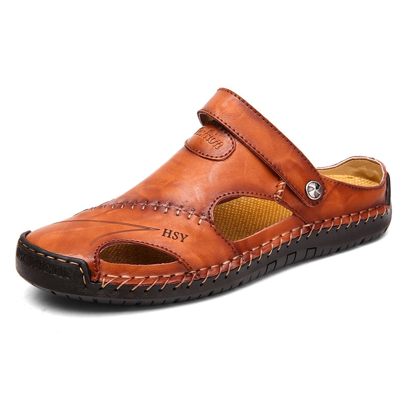 Ortopediske sandaler for menn med optimal komfort og støtte for hele dagen.