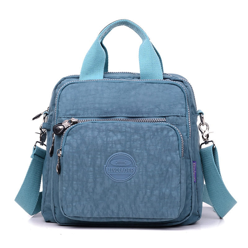 Allsidig dame crossbody, nylonveske for daglig bruk og fritid.