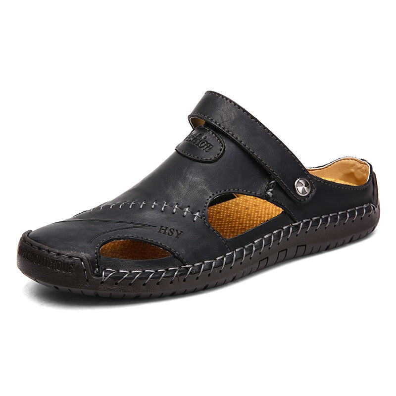 Støttende ortopediske sandaler for menn, ideelle for hverdagsbruk og fothelse.