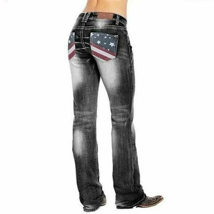 Denim bootcut-bukser for menn, designet for optimal komfort og stil på fritiden.