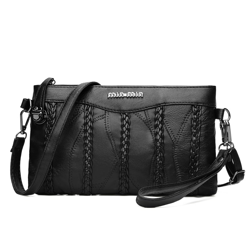 Elegant crossbody clutchveske for kvinner, ideell til fest og kveldsbruk.