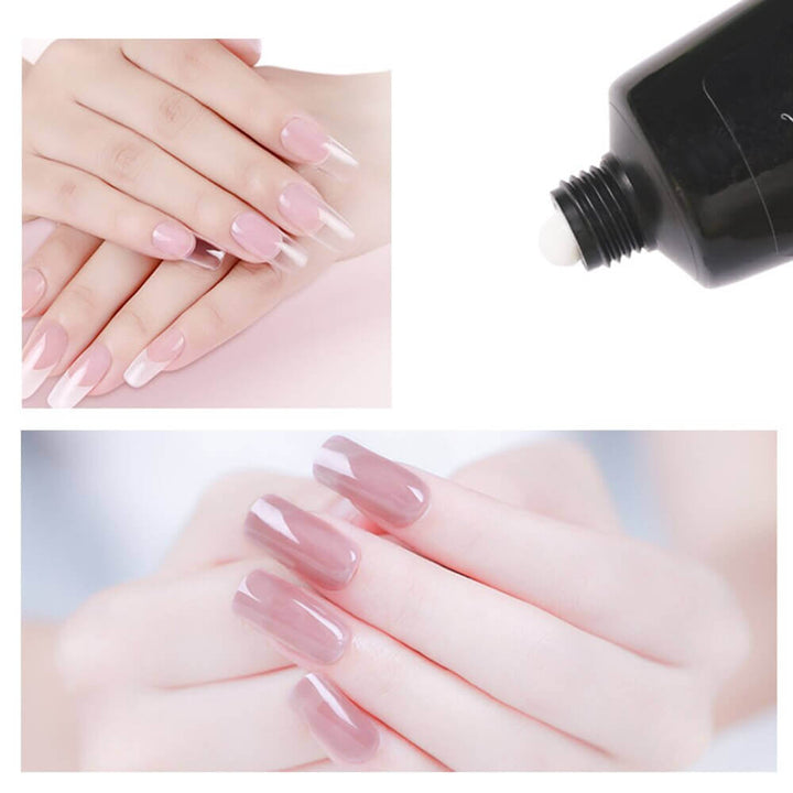 Høy kvalitet poly gel for en slitesterk og skinnende finish på dine DIY negler.