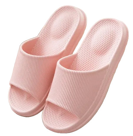 Komfortable hæltøfler med ergonomisk fotsupport for dame og herre, ideell for innendørs og utendørs bruk.