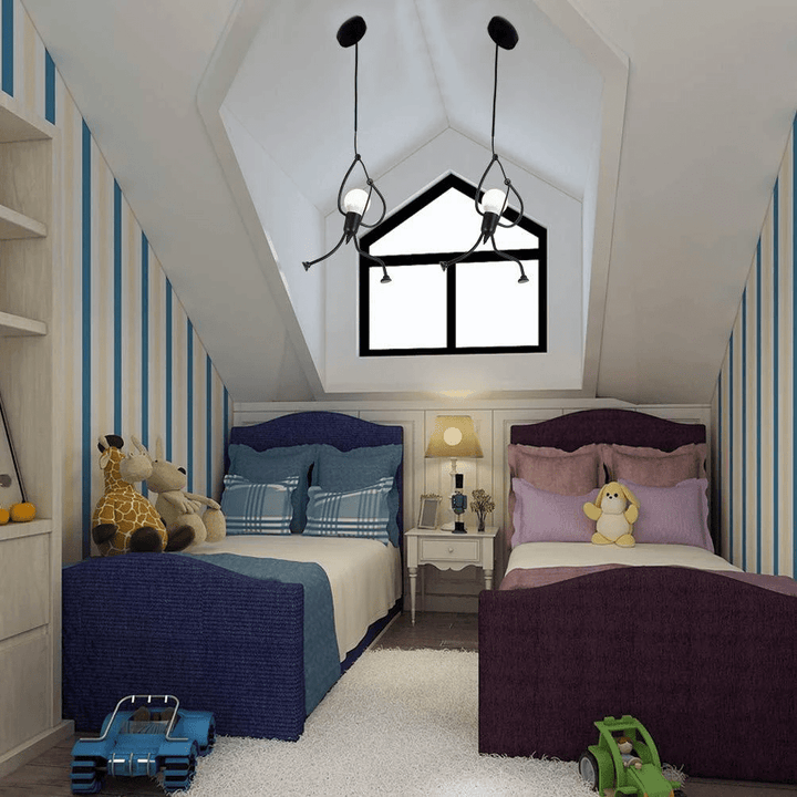 E27 taklampe, nordisk stil, en moderne designlampe for stemningsfull belysning.