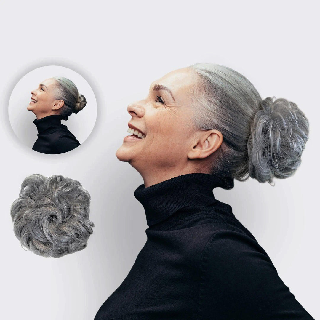 Perfekt hårfylde: Volum scrunchie som gjør din bolle fyldigere og mer elegant på et blunk.