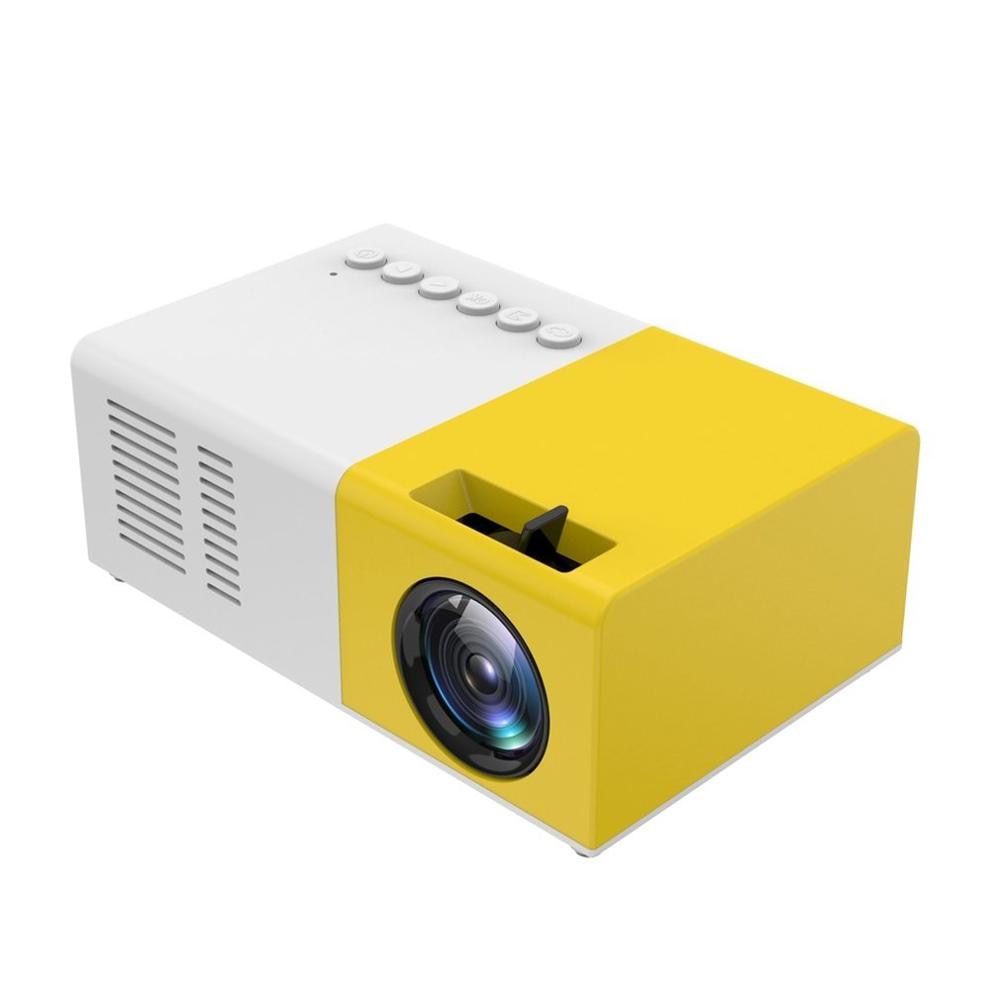 Liten bærbar miniprojektor for film og underholdning på reise eller hjemme. Perfekt hjemmekino gadget.