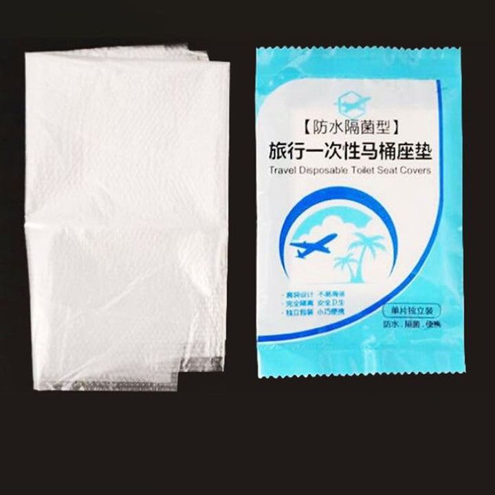 Individuelt pakket engangs toalettsetetrekk for personlig hygiene og beskyttelse overalt.