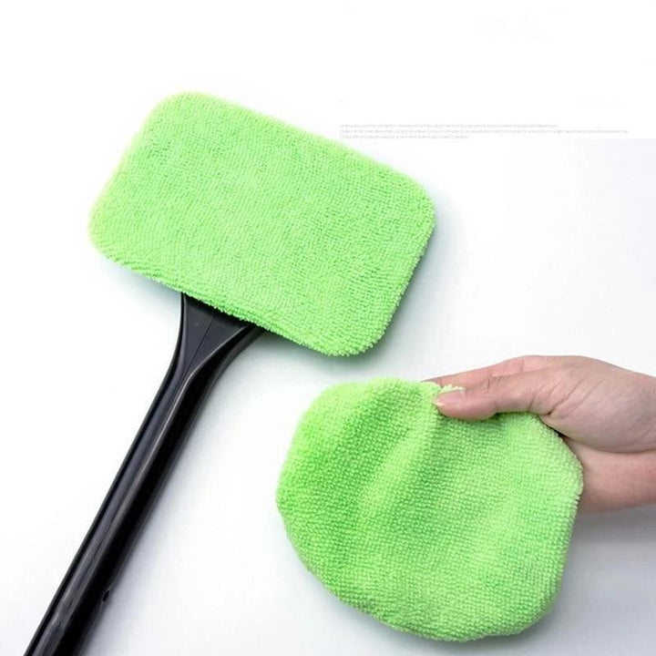 Få krystallklare bilruter og vinduer hjemme med denne innovative mikrofiber vindusvaskeren.