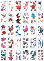 Sommerfugler og blomster