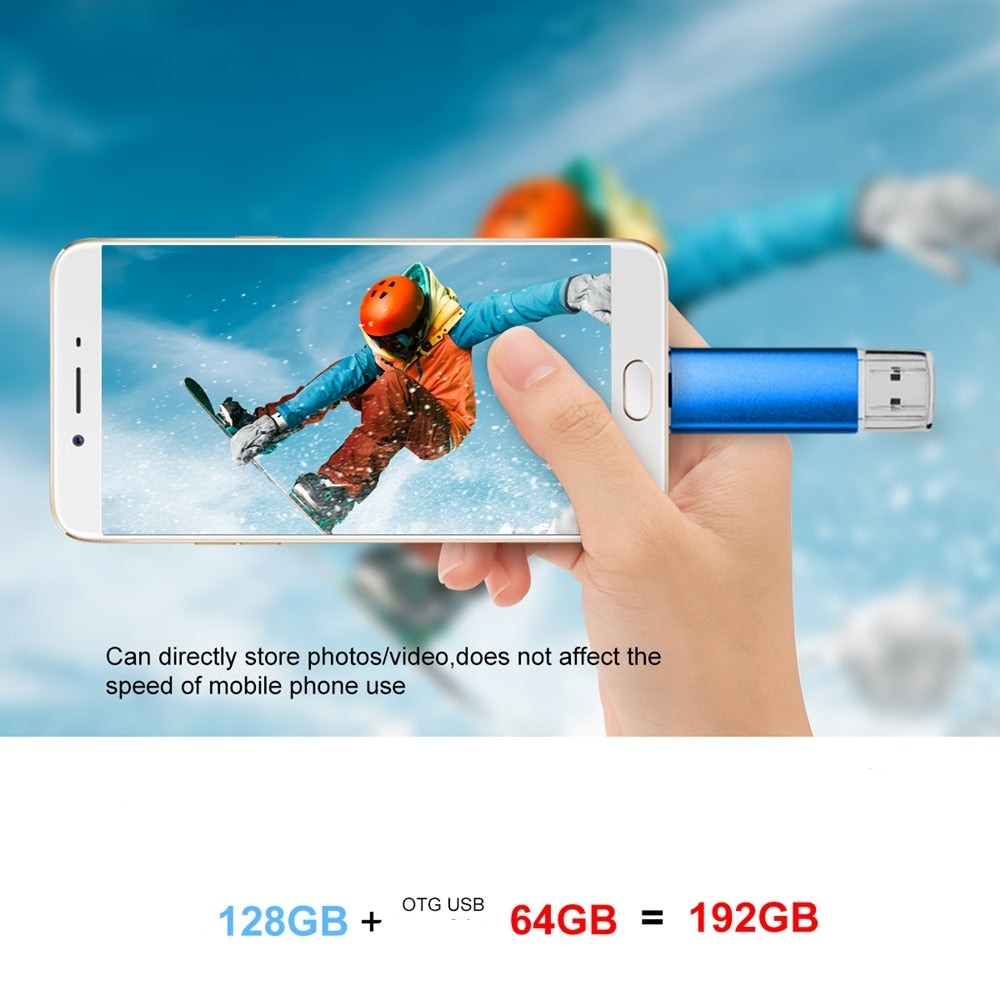 Enkel USB 2.0 minnepinne holdt i hånden, perfekt for portabel dataoverføring og sikker fillagring underveis.