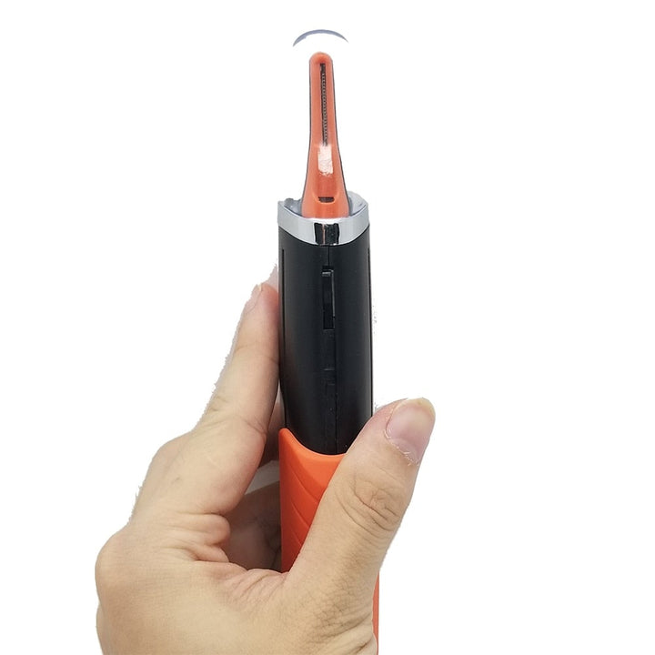 Kompakt og bærbar reisetrimeer for ansikt og kropp. Essensiell for hårfjerning og grooming på farten.