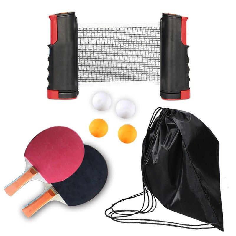 Allsidig bordtennissett, passer de fleste bord. Perfekt for innendørs og utendørs moro med sport og spill.