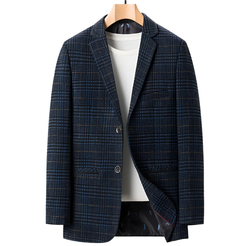 Elegant klassisk herreblazer for formelle anledninger og hverdagsbruk. Perfekt skreddersydd passform.