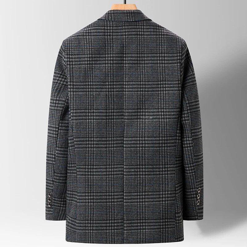 Formell herreblazer, elegant og tidløs, passer til enhver anledning fra møter til fest.