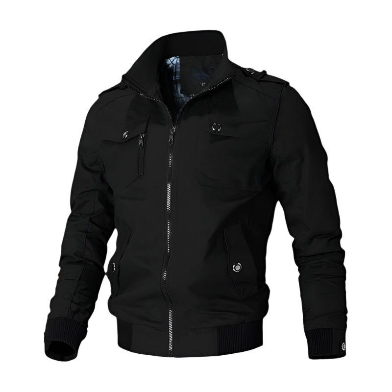 Herre bomberjakke i lett, stilren design. Perfekt som vårjakke og casual ytterjakke for menn.