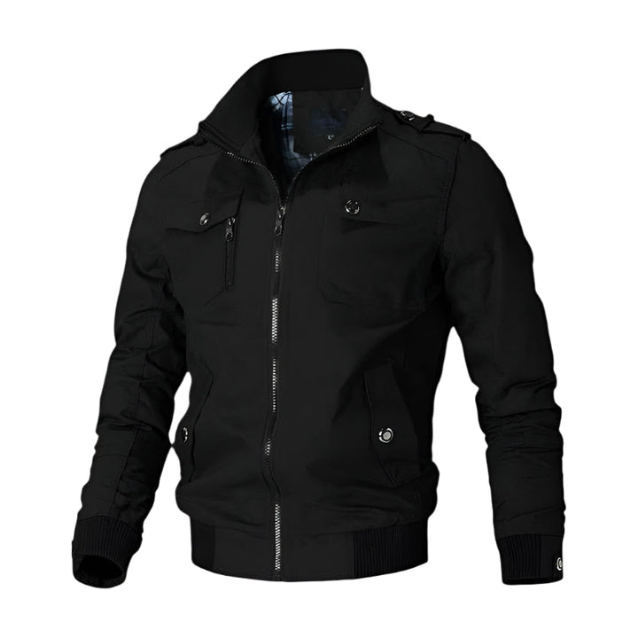 Herre bomberjakke i lett, stilren design. Perfekt som vårjakke og casual ytterjakke for menn.