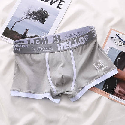 Klassiske boxershorts i myk bomull for menn. Optimal hverdagskomfort og stilrent design for herreundertøy.
