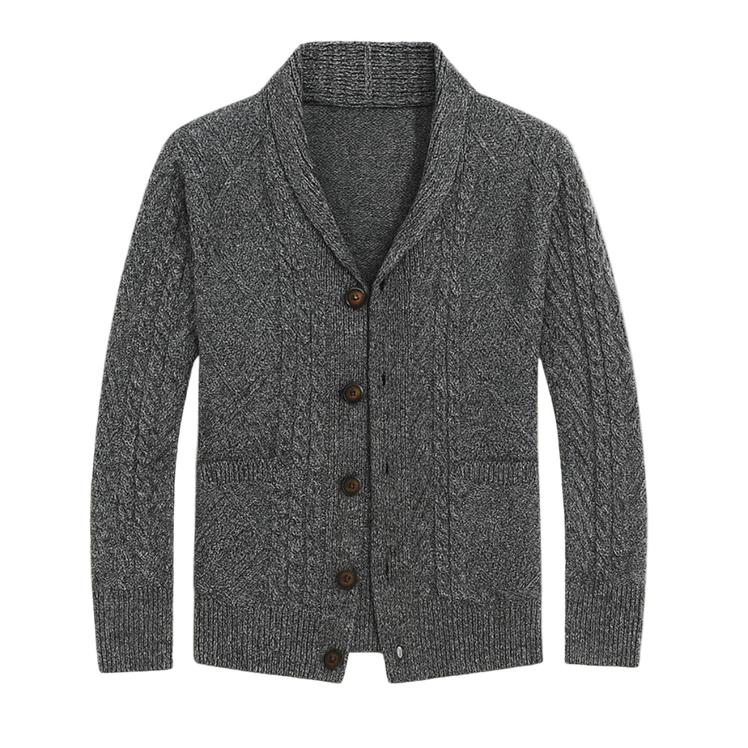 Herre cardigan, avslappet passform, perfekt for hverdag og stil. Komfortabel og allsidig genser til menn.