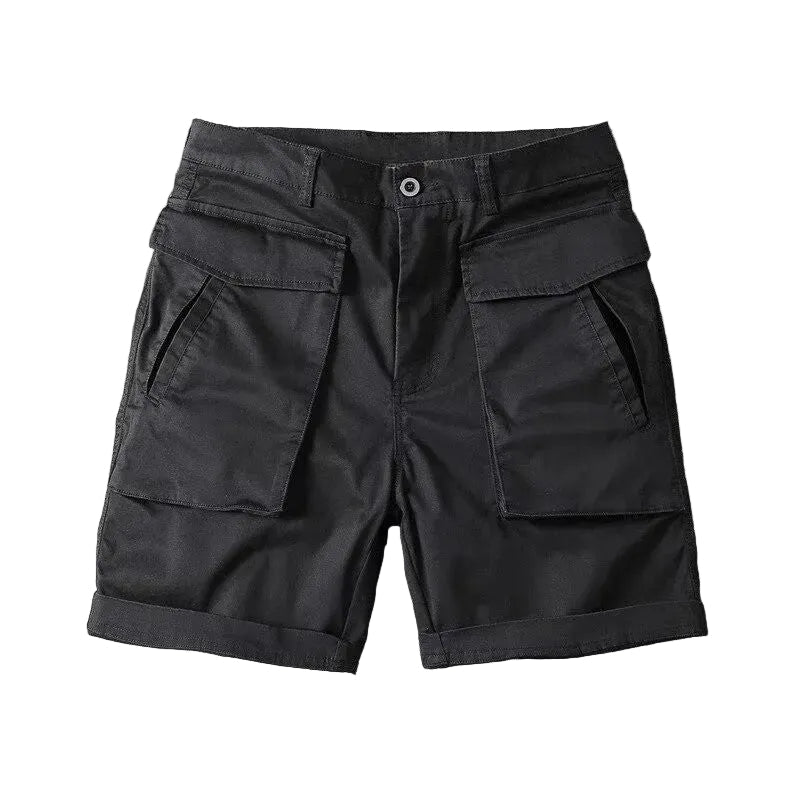 Herre taktiske cargo shorts, robust for utendørs eventyr og komfortabel fritid.