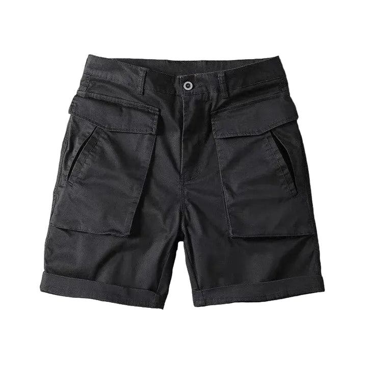 Herre taktiske cargo shorts, robust for utendørs eventyr og komfortabel fritid.