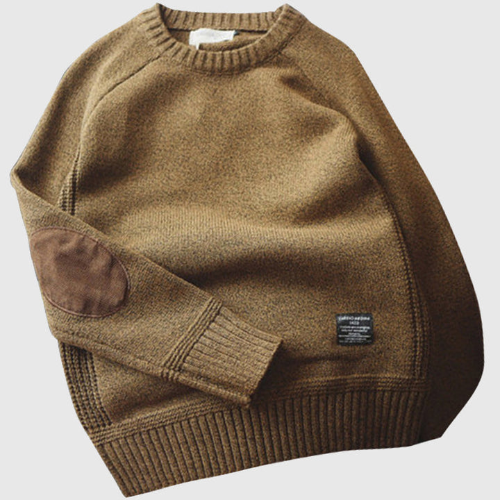 Premium raffineret herregenser med fin strikk, en elegant og komfortabel genser som passer både hverdag og fest.