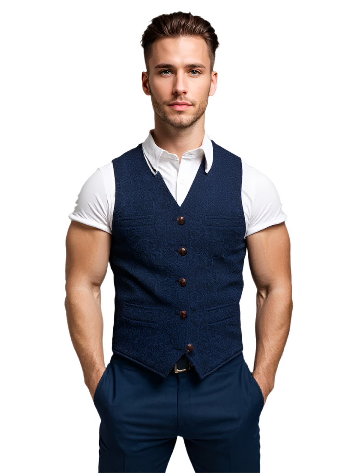 Elegant herre gilet for et polert og moderne utseende, perfekt for formelle anledninger og smart casual.