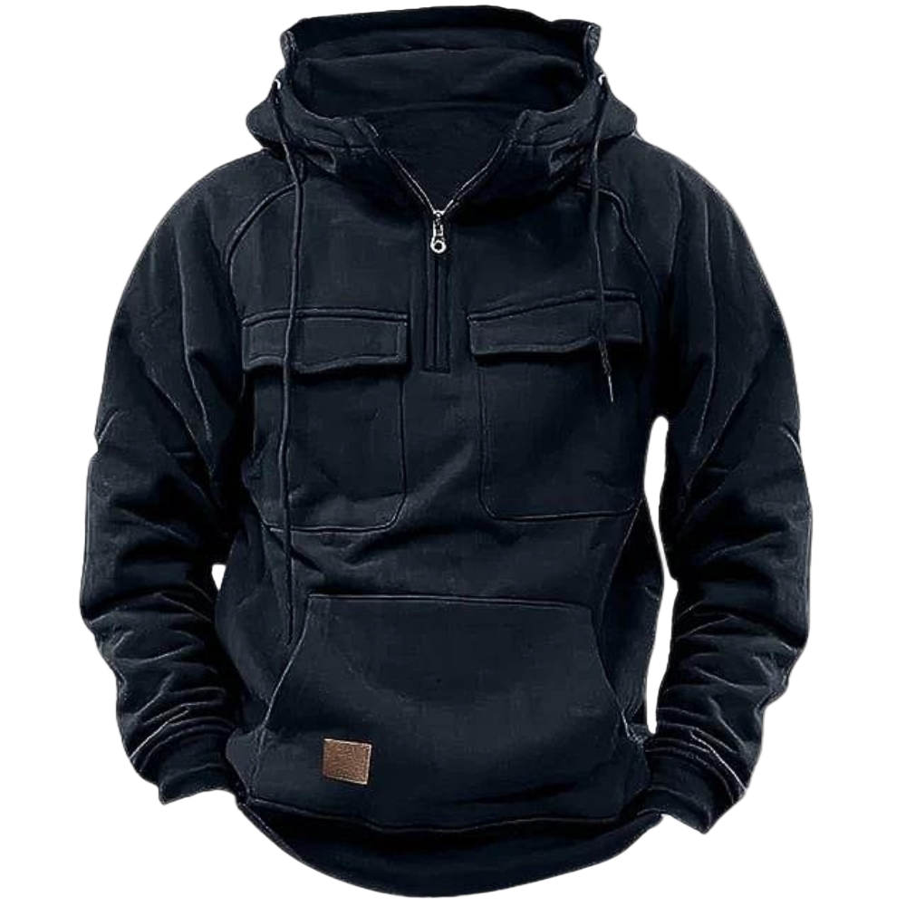 Komfortabel herre hettegenser i mykt stoff, perfekt for en stilren og avslappet hverdagslook.