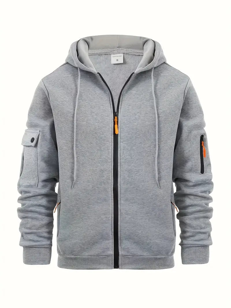Svart herrehoodie for ultimat komfort og avslappet stil. Perfekt casual hettegenser for menn.