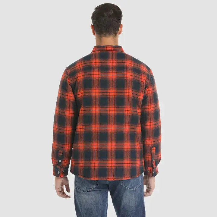 Rutete plaid herreskjortejakke. Allsidig og varm fritidsjakke for den stilbevisste mannen.