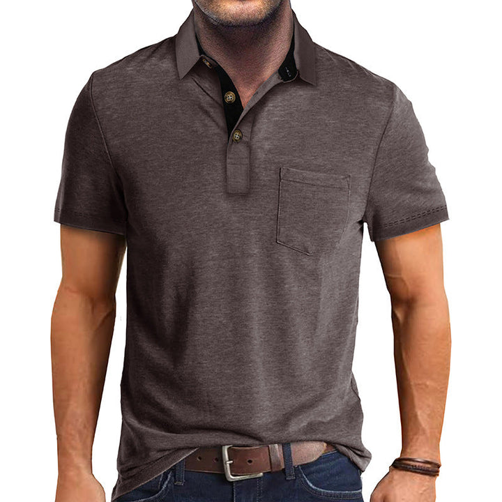 Klassisk herrepoloshirt i slitesterkt stoff, perfekt for en komfortabel sommerstil.