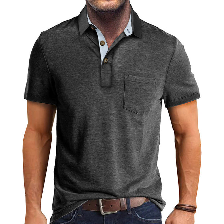 Elegant herre poloshirt, ideell for både jobb og fritid, med en klassisk passform.