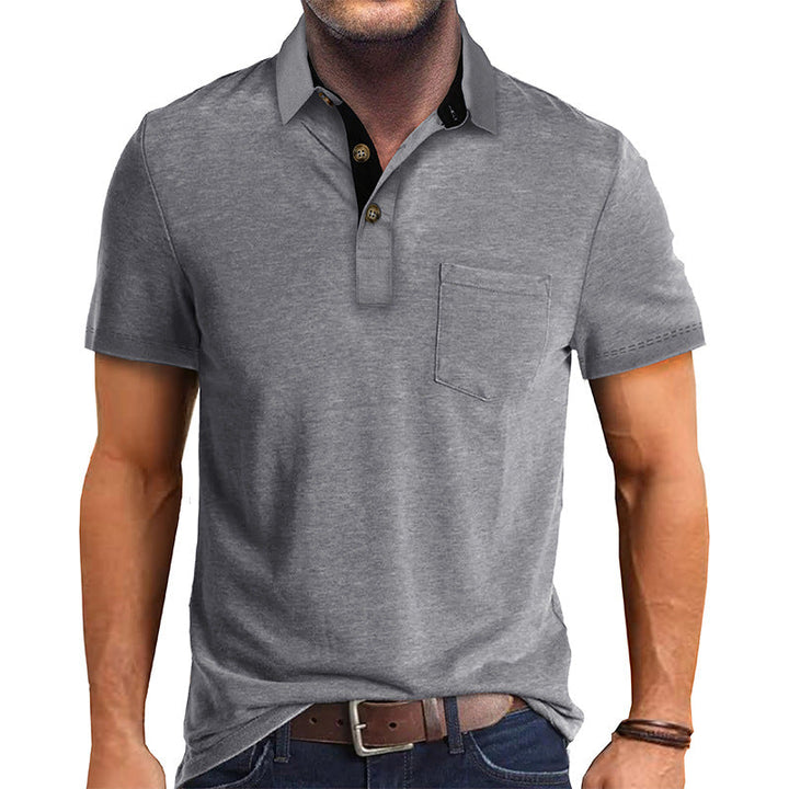 Stilig klassisk poloshirt for menn, med elegant design for både hverdags og fest.