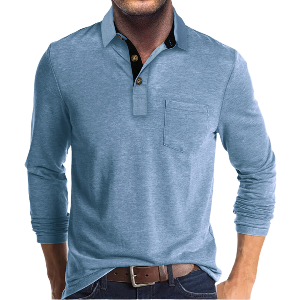 Herre poloshirt, komfortabel casual skjorte for menn. Perfekt til hverdagsbruk og en avslappet stil.