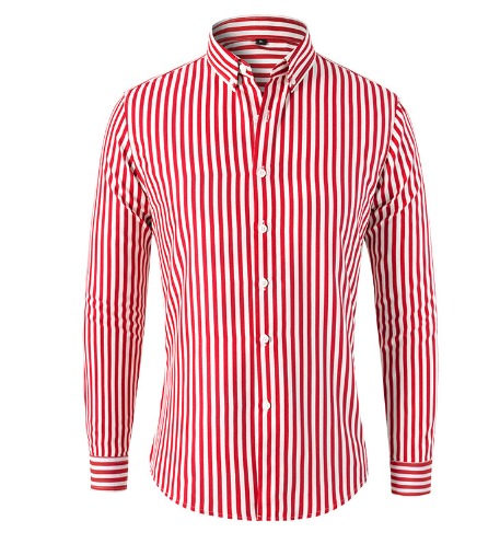 Pen stripeteskjorte for herre. Perfekt for business casual og gir en behagelig følelse hele dagen.