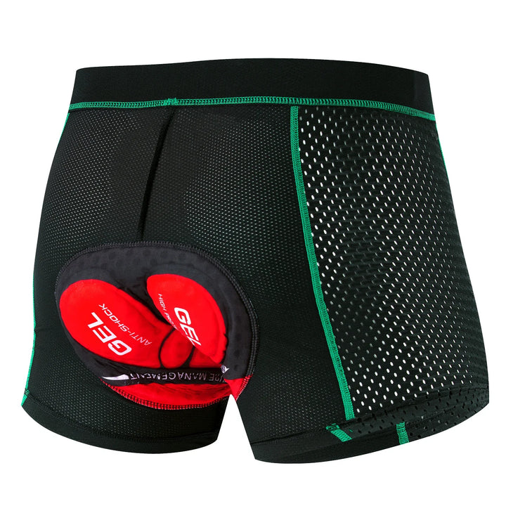 Herre sykkelshorts med 5D gelpute for komfortabel sykling og pustende trening.