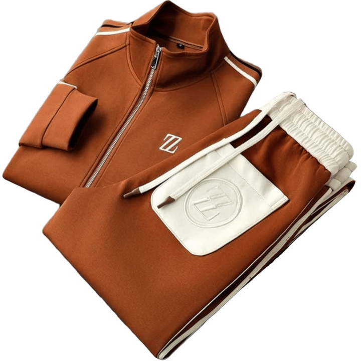 Herre treningsdress for sporty stil og komfort, perfekt for trening og fritid.