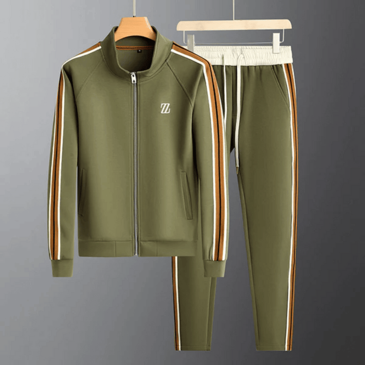 Stilren herre treningsdress, perfekt for både intensiv trening og avslappet fritid.