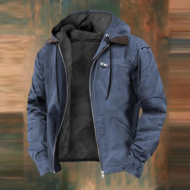Trendy herre bomberjakke for vinteren. Gir effektiv kuldebeskyttelse med sitt isolerte design.