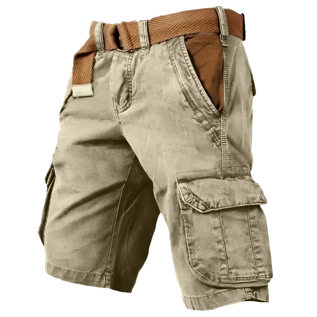 Casual herre cargo shorts, slitesterkt design for utendørsaktiviteter, komfortable for hverdagsbruk.