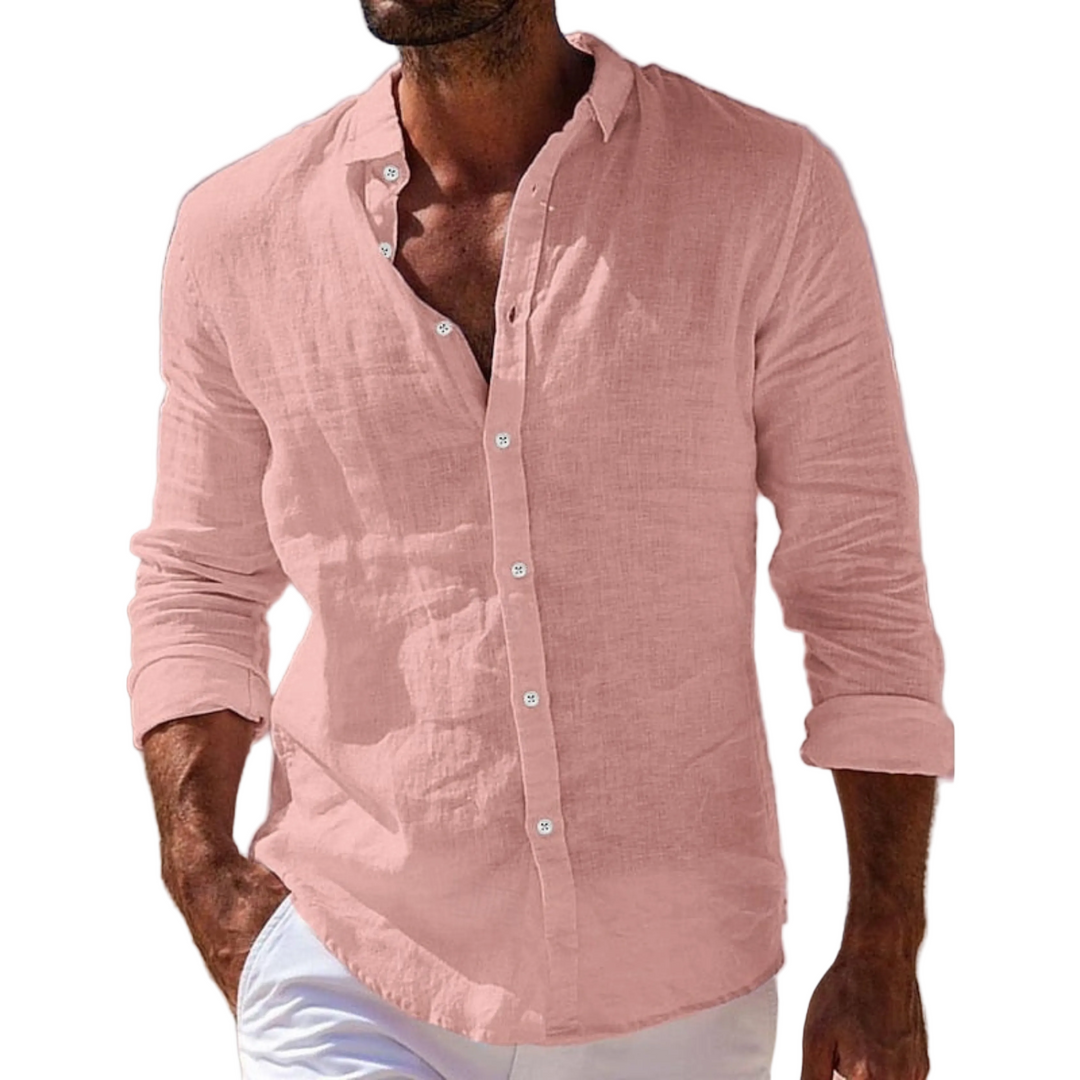 Uformell herreskjorte for optimal komfort. Lett og luftig design, perfekt som casual sommerskjorte.