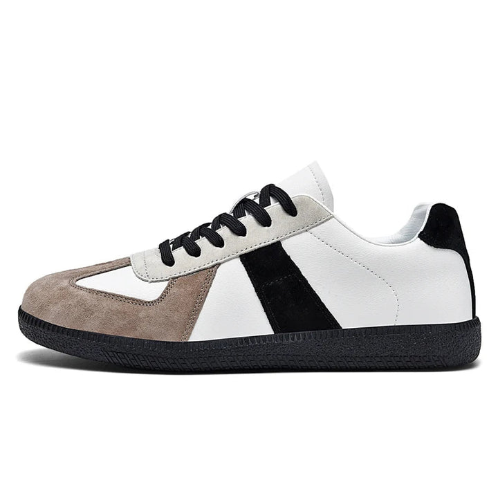 Hverdagssko for menn, komfortable herresneakers i klassisk stil for fritid.
