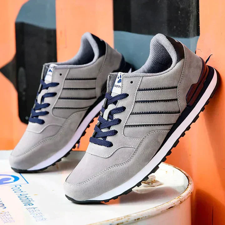 Stilfulle herresneakers med premium komfort, perfekt for hverdagsbruk. Allsidige fritidssko for menn.